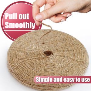 <span class=keywords><strong>Ficelle</strong></span> de jute naturelle écologique, cordon de <span class=keywords><strong>chanvre</strong></span> plat sur bobine pour emballage cadeau, loisirs créatifs, jardinage, emballage industriel, <span class=keywords><strong>ficelle</strong></span> pour étiquettes - Product Image 2