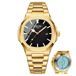 Drioshipping Watch Business Waterproof Male <b>Clock</b> Luminous <b>Date</b> Stainless Steel Square Quartz Men Watch 2619 - Product Image 5