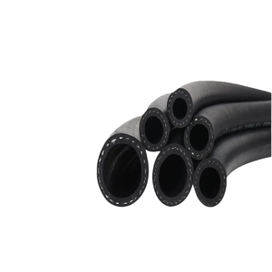 Tuyau en caoutchouc tressé noir 1 pouce 40 bars, multi-usages, pour transfert et décharge d'air, eau, huile, carburant, diesel - Product Image 4