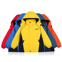 Veste imperméable en polaire chaude pour homme, personnalisable, coupe-vent, pour activités de groupe en extérieur, tenue parent-enfant, uniforme scolaire