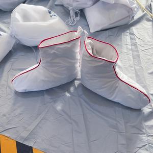 Europa popolare stivali interni in tessuto di cotone bianco inverno autunno punta tonda ciabatte in piuma <span class=keywords><strong>con</strong></span> suola in plastica per rilassare le <span class=keywords><strong>scarpe</strong></span> - Product Image 4