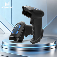 GTCODESTAR, lector de código de barras inalámbrico 2D de mano, escáner de código de barras 1D, pistola de escaneo con cable USB, escáner de código QR de 2,4G para supermercado