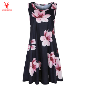Vestidos Casuales <span class=keywords><strong>de</strong></span> Verano para <span class=keywords><strong>Mujer</strong></span>, Elegantes, Tallas Grandes, Diseños <span class=keywords><strong>de</strong></span> Vestidos 2019, Venta al Por Mayor - Product Image 1
