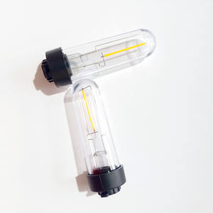 HoneyFly 태양 광 LED 전구 0.5W DC 3V 2700K LED 에디슨 필라멘트 ABS 커버와 야외 조명 소스 - Product Image 1