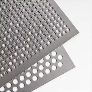 Quality Metal Plate Punching Plain Weave Perforated Steel Wire Mesh Sheet 1mm Diameter Wire 8mm Filters Perforated Sheet