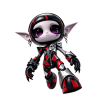Figura de acción articulada de elfo gótico personalizada OEM, muñeco coleccionable con embalaje personalizado, servicio personalizado de fábrica original de China