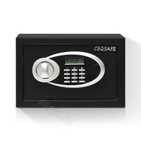 CEQSAFE Beliebter Elektronischer Digitaler Mini-Tresor für Büro und Zuhause zum Aufbewahren von Geld