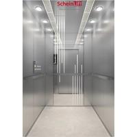 Ascenseur médical en acier inoxydable à cabine profonde offrant un grand espace pour le transport de brancards. Monte-charge à traction facile à installer