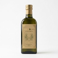 Étiquettes en papier personnalisées de qualité supérieure avec estampage à chaud doré et autocollants à lamination mate pour l'huile d'olive et les produits alimentaires de luxe