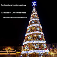 Árbol de Navidad Súper Grande, de Grado Comercial, Directo de Fábrica, para Decoración Navideña