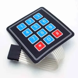 Recién llegado personalizado, precio razonable, interruptor de membrana para coche, teclado de matriz, interruptor de membrana de matriz 3x3