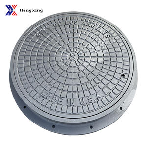 Couvercle de regard en fonte ductile rond et carré EN124 <span class=keywords><strong>300</strong></span>*<span class=keywords><strong>300</strong></span> 400*400 certifié CE/ISO9001 de la marque Hangxing pour le drainage des eaux pluviales - Product Image 1
