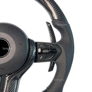 Volante de fibra de carbono para <span class=keywords><strong>BMW</strong></span> F07 F10 F11 523i 525i 528i 530i 535i 540i 550i 520d <span class=keywords><strong>525d</strong></span> 530d 535d 520i 535 540 550 I D Td - Product Image 3