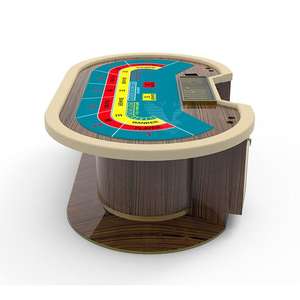 โต๊ะบาคาร่าไม้ YH ขนาด 102 นิ้ว พร้อมโปรแกรมบาคาร่า อุปกรณ์คาสิโนเพื่อความบันเทิง - Product Image 4