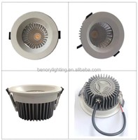 Benory 24V RGBW Smart Downlight 2000-6000K CCT Éclairage encastré DALI PWM Loxone KNX Blanc réglable IP65 Downlights LED pour salle de bain