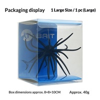 Boîte d'emballage pour leurres de pêche en PVC souple imitation oursin marin, vente en gros du fabricant, pour eau salée et eau douce, appât artificiel de surface