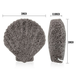 Éponge <span class=keywords><strong>Konjac</strong></span> naturelle, douce, pour le nettoyage du visage, en forme de coque, organique, douce, adaptée à la unités avec boîte - Product Image 3