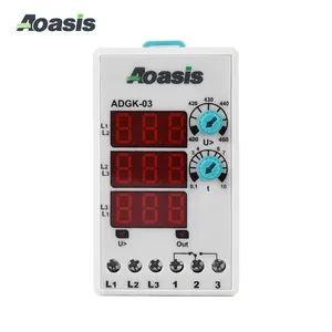 Aoasis AC380V DGK-03 ADGK-03 TRM-03 Direct Digital Overload Relay with 3x3 Digit LED Display