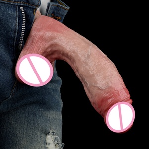 7.68 Inch Double Layer Silicone <b>Dildo</b> for Men Realistic Penis Women Masturbator Skin Feeling Sex Toy - Product Image 4