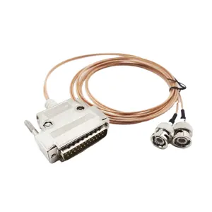 定制射频同轴适配器BNC连接器至DB25公连接器，带RG316 RG178电缆