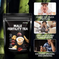Thé aux herbes pour la fertilité masculine, naturel, végétalien, sans OGM, complément de maca et de ginseng, soutient la santé reproductive masculine, booste l'énergie et l'endurance