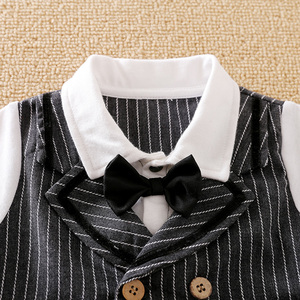 Set di Abbigliamento per Bambini con Etichetta Privata, Camicia Grigia a Maniche Corte e Jeans, Stile Preppy, Set Invernale per Ragazzi - Product Image 5