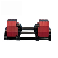 Ensemble d'haltères ajustables décagonales pour la musculation à domicile – Équipement de musculation avec plaques de poids anti-roulement à 10 pans pour le bodybuilding
