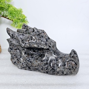 Yooperlite Testa di <span class=keywords><strong>Drago</strong></span> Intagliata, Totem Animale Reattivo, Rocce e Minerali - Product Image 6