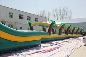 WINSUN <span class=keywords><strong>Toboggan</strong></span> <span class=keywords><strong>aquatique</strong></span> commercial personnalisé pour la maison, enfants et adultes, <span class=keywords><strong>toboggan</strong></span> <span class=keywords><strong>super</strong></span> long, forêt tropicale - Product Image 6