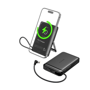 Banco de Energía Inalámbrico de 10000 mAh para Teléfono, Bancos de Energía Multicolores y Estación de Carga, Banco de Energía de Carga Rápida para Teléfono - Product Image 1