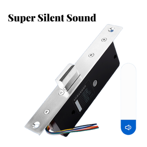 Serrure électrique à très faible consommation d'énergie pour système de contrôle d'accès aux portes d'ascenseur, serrure électrique silencieuse avec clé mécanique - Product Image 2