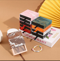 Vente en gros personnalisé Papier rigide de luxe Bracelet Bijoux Boîte d'emballage cadeau avec logo Collier Emballage Bijoux Boîtes à bijoux