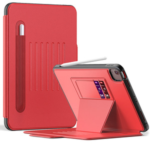 Cubierta de tableta de cuero de PU personalizada con función de activación automática con soporte de ajuste magnético de fabricación para <span class=keywords><strong>iPad</strong></span> Air 4 10,9 "<span class=keywords><strong>Pro</strong></span> 11 - Product Image 1