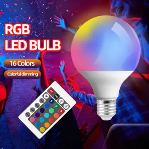 LEDライト製造RGBG95電球20wパーティーホーム照明用