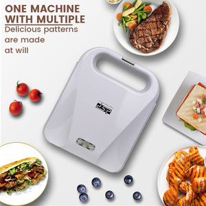 Machine à sandwich Dsp Dansong 1400W avec plaque de cuisson antiadhésive pour un petit-déjeuner sain et une cuisson multifonctionnelle - Product Image 4