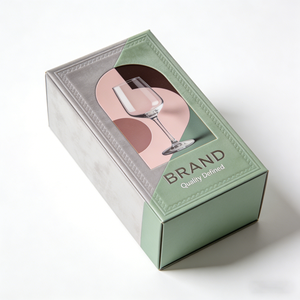 Boîte d'emballage en papier mat personnalisée <span class=keywords><strong>pour</strong></span> <span class=keywords><strong>verres</strong></span> <span class=keywords><strong>à</strong></span> cocktail, <span class=keywords><strong>verres</strong></span> <span class=keywords><strong>à</strong></span> <span class=keywords><strong>pied</strong></span> hauts et verrerie de table - Product Image 1