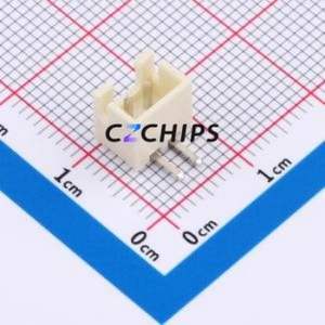 BX-XH2.54-2PWZ-GW Wire-to-Board Pin Header Bent Lead Through Hole,P=2.5mm Connector 1x2P 2.5mm Right Angle Insert XH - Product Image 1