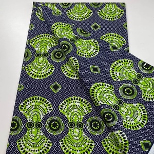 Vải in hoa văn Ankara châu Phi, chất liệu cotton 100%, kiểu dáng Hà Lan, may sẵn theo yêu cầu nhà máy, dùng cho đồ gia dụng - Product Image 6