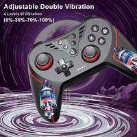 El más nuevo controlador de juego de Joystick inalámbrico de doble choque para Nintendo Switch P4 P3 Android IOS PC todo en uno