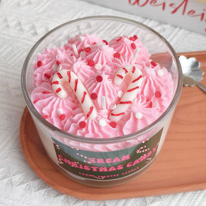 Winter Warm Sweet <strong>Candy</strong> <strong>Cane</strong> Scented <strong>Candle</strong> Wholesale Soy Wax <strong>Candle</strong> for Home Decor Holiday Favor Party Birthday Gift Christmas - Product Image 2