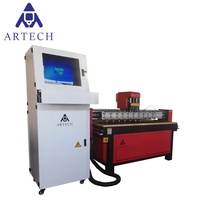 Machine de découpe de verre CNC multi-têtes ARTECH, 10 têtes, commande NC Studio, broche 2,2 kW, zone de travail 1400x1400x200mm
