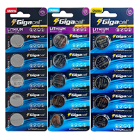 Pile bouton au lithium CR2016 3 volts, anti-fuite et longue durée de vie, pour clés de voiture, porte-clés, LED et balances de cuisine (lot de 5 pièces)