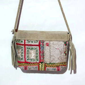 Banjara กระเป๋าสะพายไหล่กระเป๋าปักลายโบโฮชนเผ่า - Product Image 1