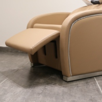 Fauteuil de lavage électrique blanc avec bac pour salon de coiffure, équipement de lavage de cheveux