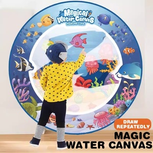 Sihirli kalemler bebekler için eğitici oyuncak su Doodle Mat boyama için renkli kalem seti <span class=keywords><strong>2</strong></span> 4 yıl için büyülü su tuval - Product Image 6