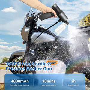 Pistola <span class=keywords><strong>de</strong></span> Lavado Eléctrica Portátil <span class=keywords><strong>de</strong></span> Alta Presión 5 en 1 con Indicador <span class=keywords><strong>de</strong></span> Pantalla, Lavadora <span class=keywords><strong>de</strong></span> Autos Plegable, 15 Bares, 85W, 3L/min - Product Image 3