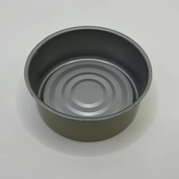 Boîte alimentaire en fer blanc recyclable multi-tailles avec ouverture facile pour fruits de mer, thon, nouilles, chewing-gums