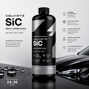 Revêtement céramique nano en carbure de silicium CQUARTZ SiC 1000 ml, haute brillance, hydrophobe, résistant aux produits chimiques, revêtement de peinture automobile - Product Image 5