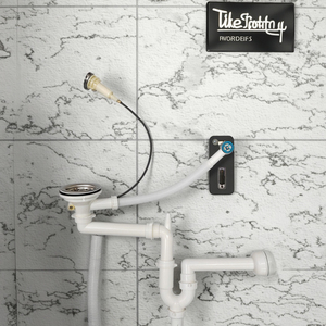 Tự động nâng thép không gỉ PVD tráng hiện đại Bồn Rửa Nhà Bếp Lọc thoát nước kiểm soát chuyển đổi 47 Mét linh hoạt ống cống - Product Image 2