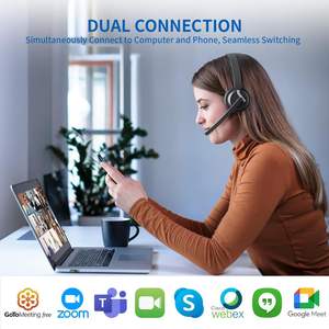 Auriculares Inalámbricos para Negocios awatrue EH11 2.4G - Micrófono con Cancelación de Ruido IA y Recordatorio de Llamadas - Product Image 2